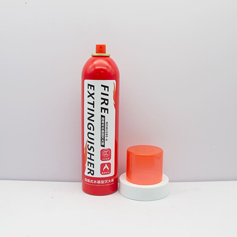 empty aluminum aerosol can for fire suppressant