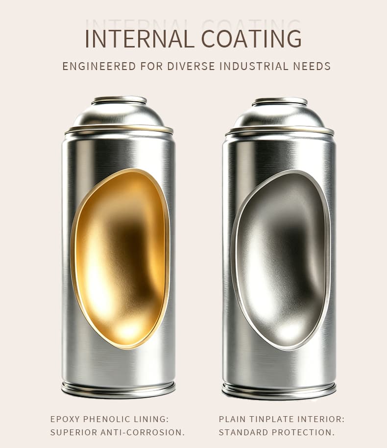 High-quality pressure-resistant tin-plated aerosol cans